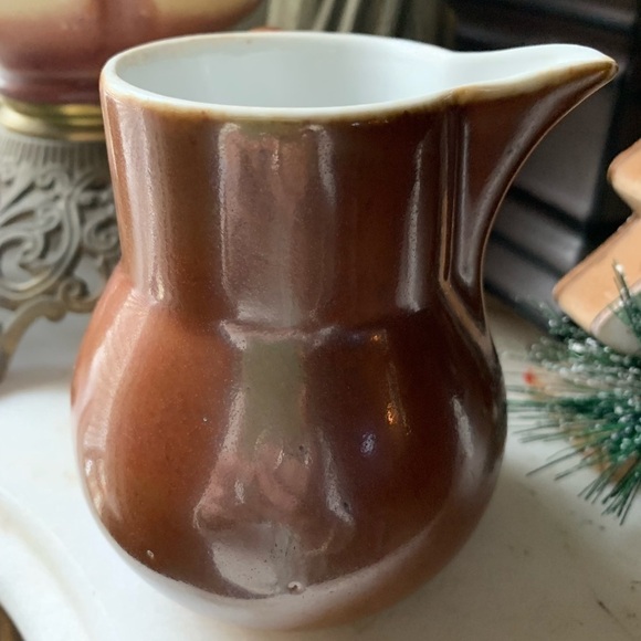 Vintage 1960's  II & PL Vierzoy Pottery Right Handed Creamer/Pitcher - Picture 4 of 6